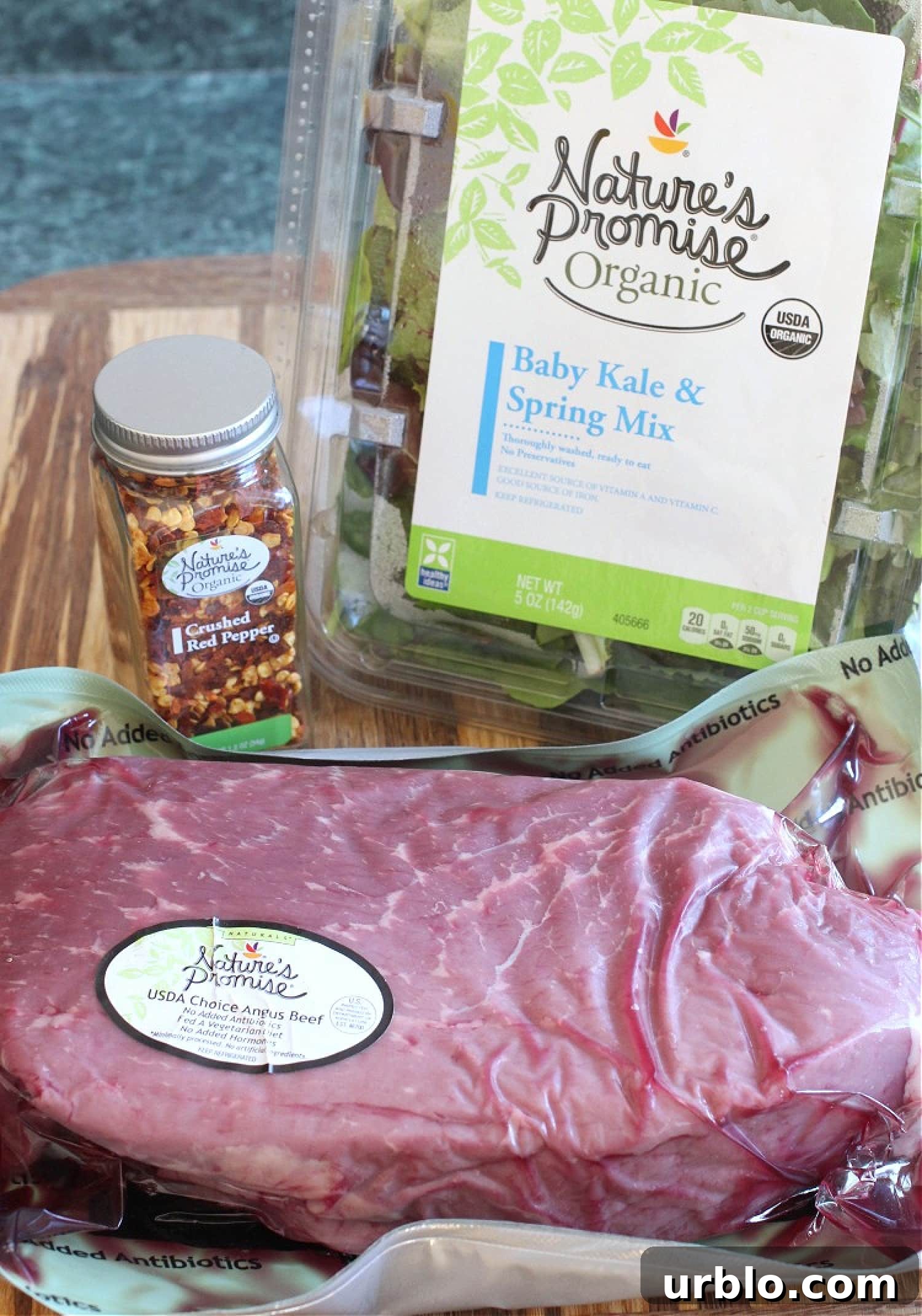 ingredients for making kale chimichurri sauce