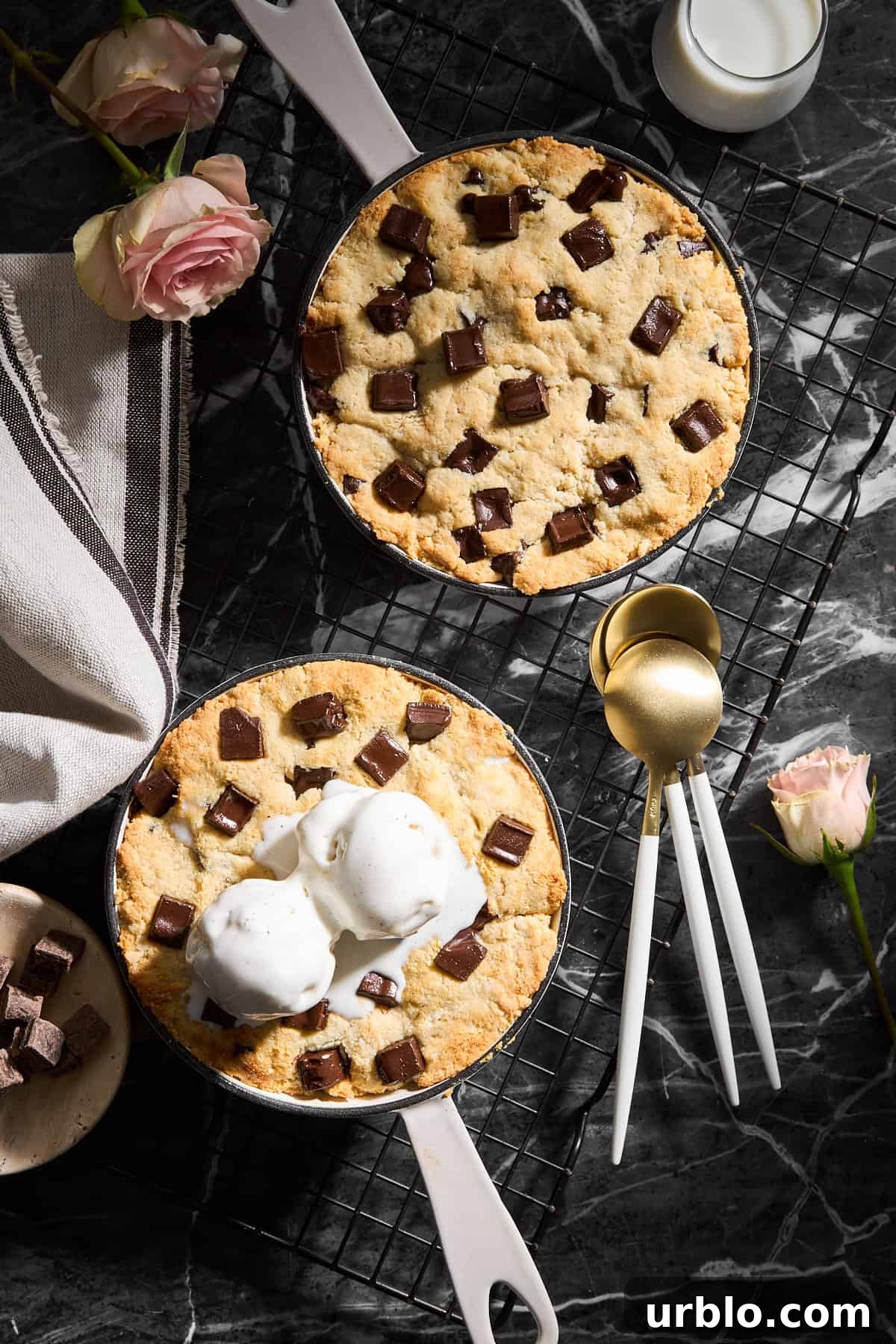 Chewy Paleo Chocolate Chip Cookies (Grain-Free) 2 Paleo Chocolate Chip Cookie Skillet