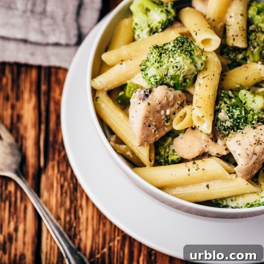 Creamy Chicken Penne with Broccoli 3 Creamy Broccoli Chicken Penne