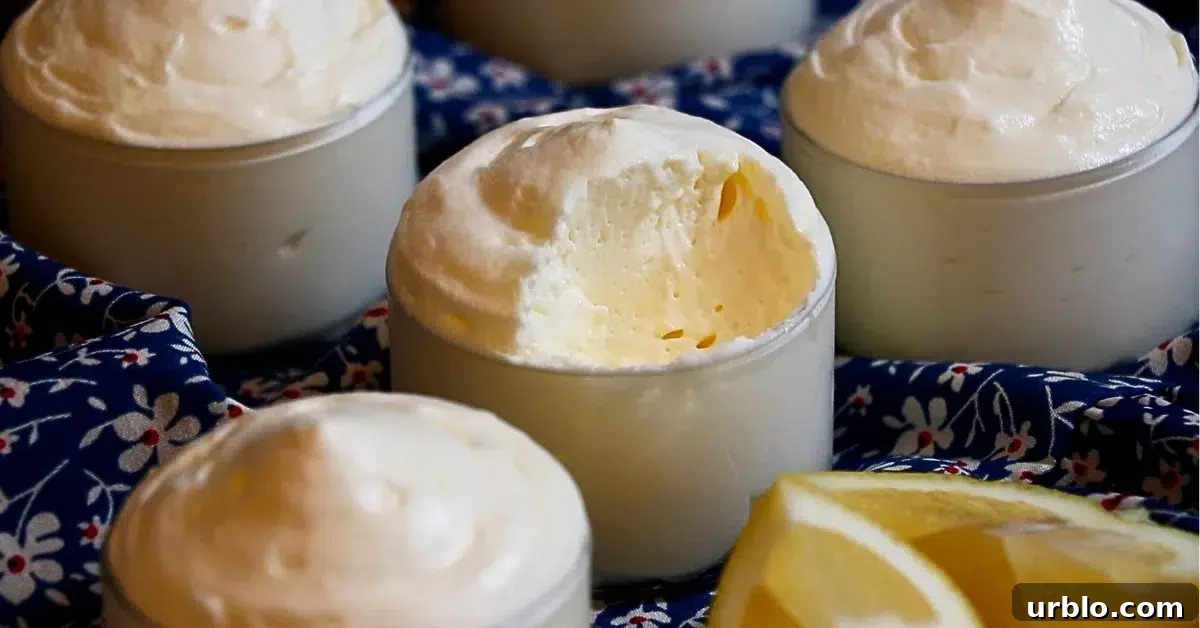 Silky Lemon Mousse Recipe with Fresh Citrus Zest 3 homemade lemon mousse in small glass cups