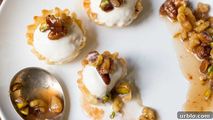 Baklava recipe with ice cream