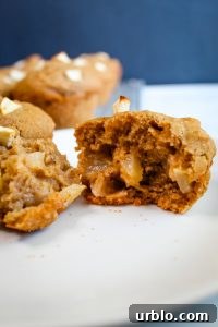 gluten free apple muffins on a serving plate