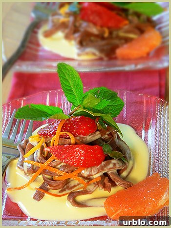Chocolate Tagliatelle with Orange-Cardamom Custard 2 img 94 1